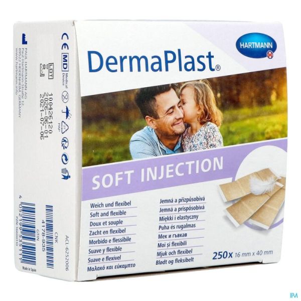 Dermaplast Soft 16x40mm 250