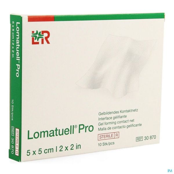 Lomatuell Pro 5x5cm Ster 30870 10 Pièce