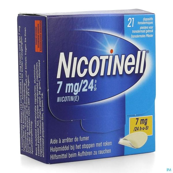 Nicotinell 7mg/24h Dispositif Transdermique 21