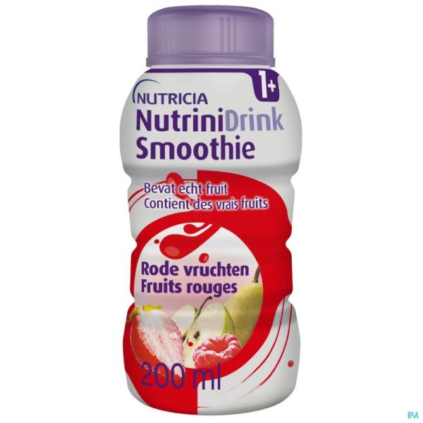 Nutrinidrink Smoothie Fruits Rouges 200