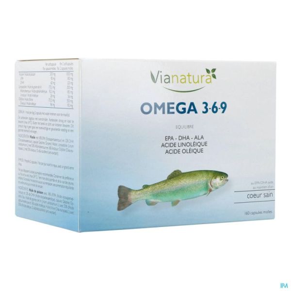 Omega 3-6-9 Via Natura 160 Gélules