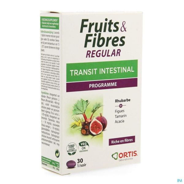 Ortis Fruits & Fibres Regular Comprimés 30