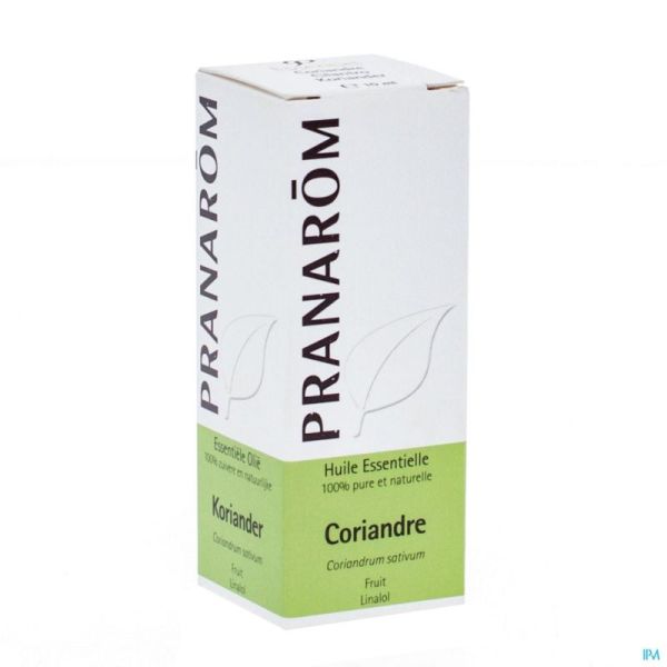 Pranarom Coriandre Feuille Huile Essentielle 10 Ml