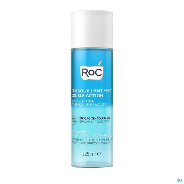 Roc Double Action Eye Make-up Remover Flacon 125ml
