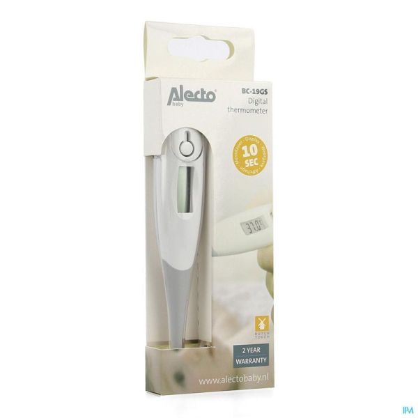 Alecto Thermometre Digital Gris
