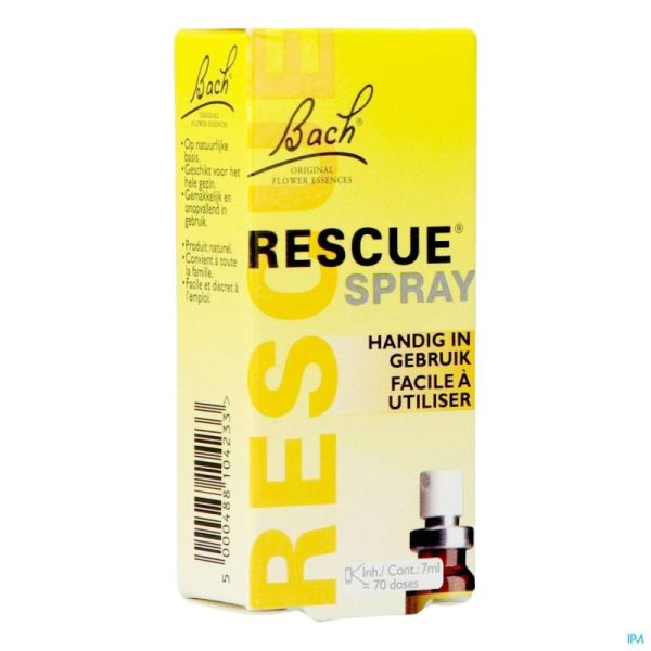 Bach Fleurs Remedie Rescue Spray 3376 7