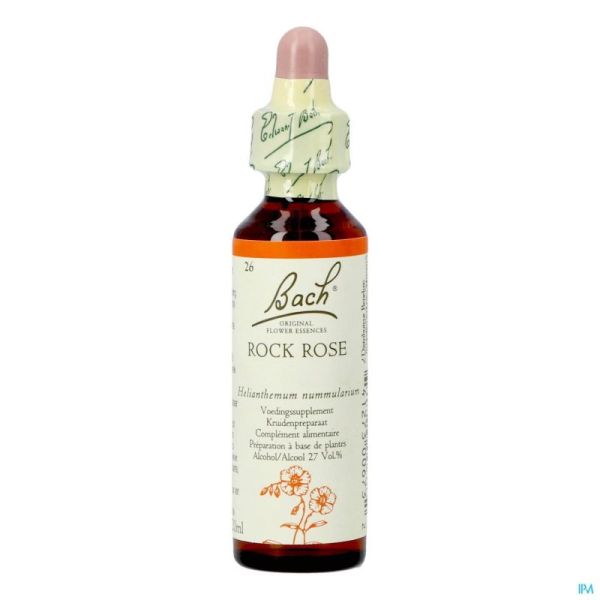Bach Fleurs Rock Rose 3430 20 Ml