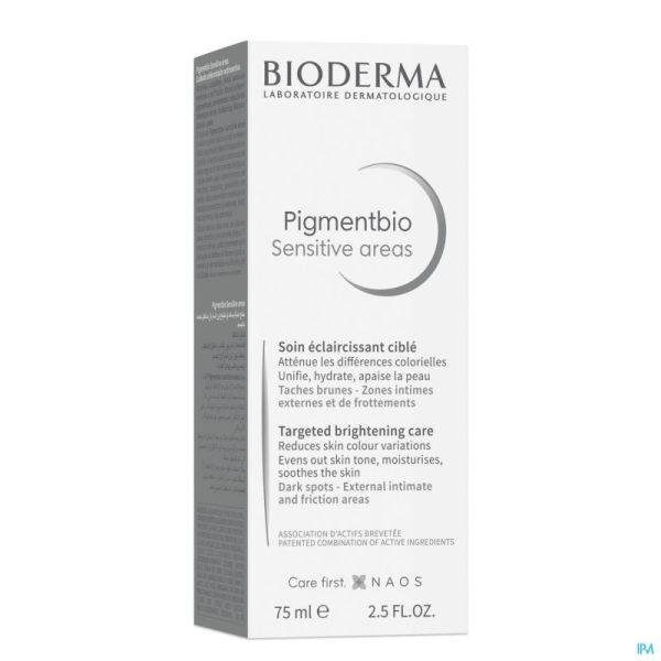 Bioderma Pigmentbio Sensitive Areas Tube 75ml