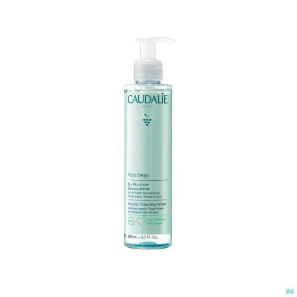 Caudalie Vinoclean Eau Micellaire Démaquillante 200ml Prix Permanent