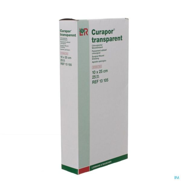 Curapor Transp Ster 10x25 13105 25 Pièce