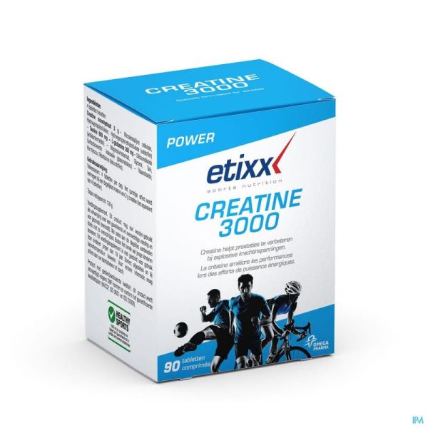 Etixx Creatine 3000 + Taurine 90 Comprimés