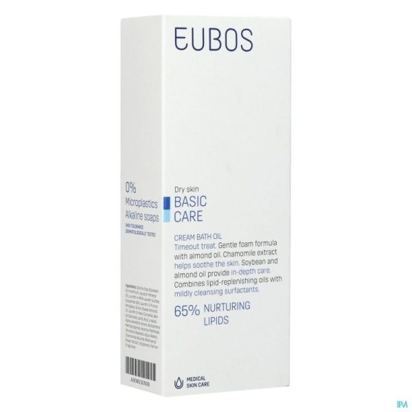 Eubos Rouge Crème Bain Huile+Shampooing 200 Ml