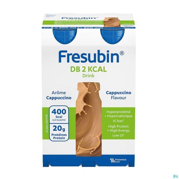 Fresubin Db 2 Kcal Drink Cappuccino 4x200ml