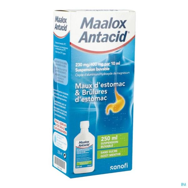 Maalox Antacid 230mg/400mg/10ml Susp Ora