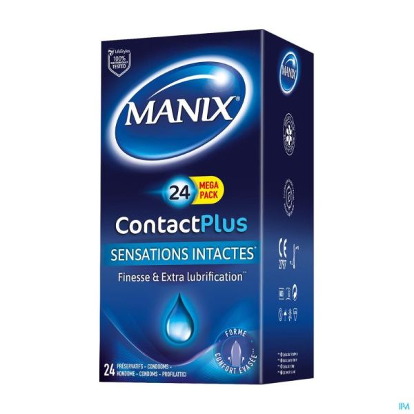 Manix Contact Plus Préservatifs 24
