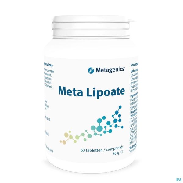 Meta Lipoate Pot Comprimés 60 Metagenics