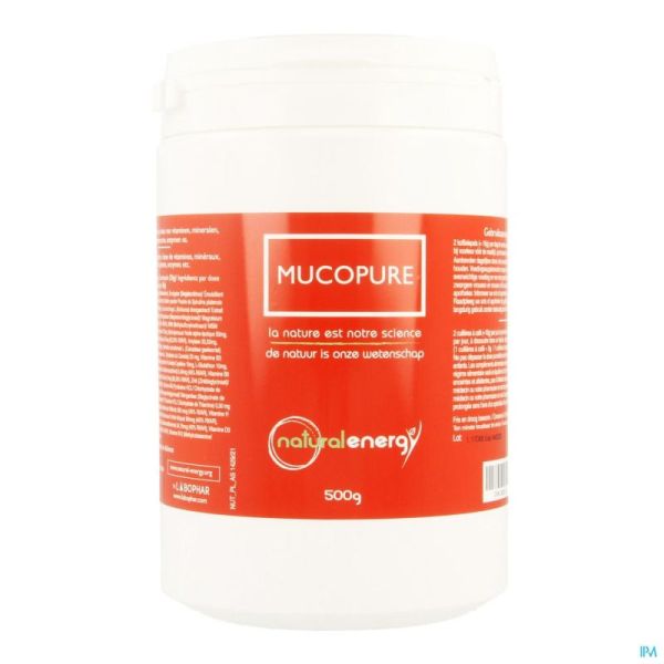 Mucopure Natl Energy Poudre 500 G