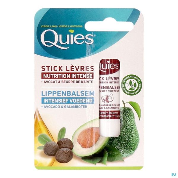 Quies Stick Lèvres Régénerant Avocat&beure Karite