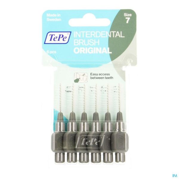 Tepe Interdental Brush 1,3mm Gris 6 Pièce