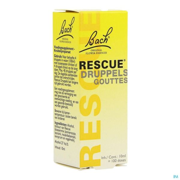 Bach Fleurs Remedie Rescue 3201 10 Ml