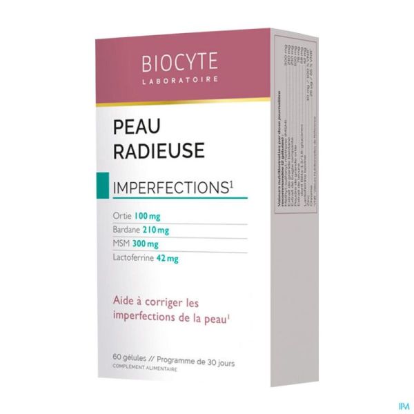 Biocyte Peau Radieuse Gélules 60