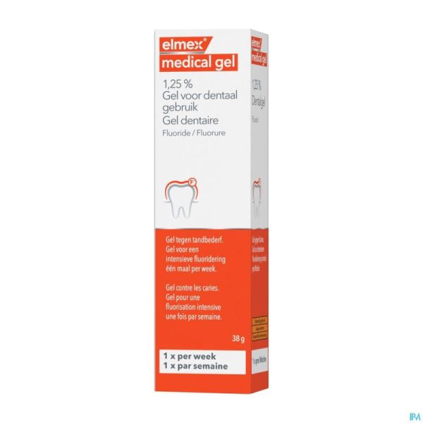 Elmex Medical Gel Dentaire 1,25% Tube 38g 