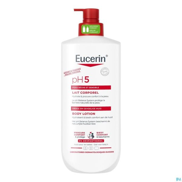 Eucerin Ph5 Lait Corps Peau Sec.&sens. Pompe 750ml