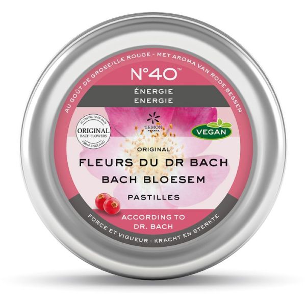 Fleurs de Bach N°40 Pastilles Energie 50g