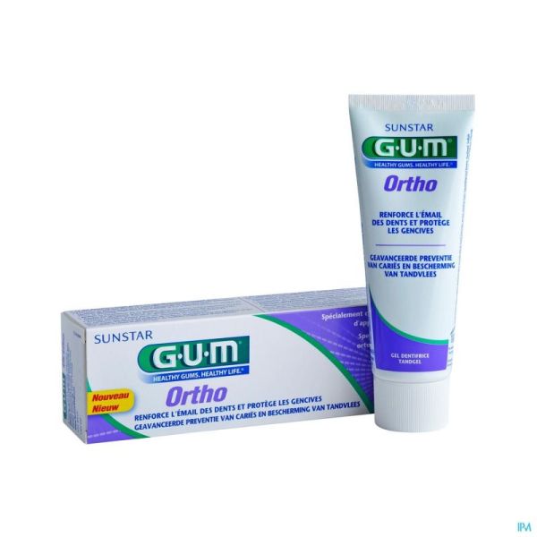 Gum Ortho Dentifrice Gel 75 Ml