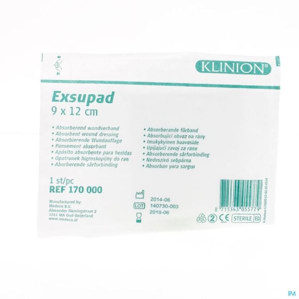 Klinion Exsupad Ster 9x12cm S 1 4170000