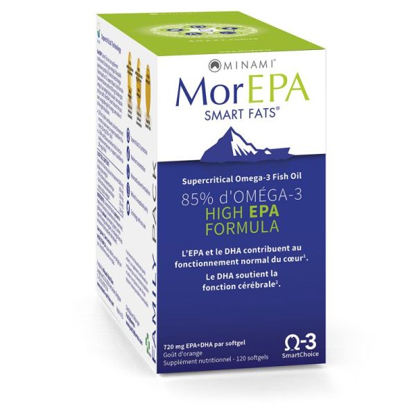 Morepa Smart Fats Family Pack 2x60 Gélules