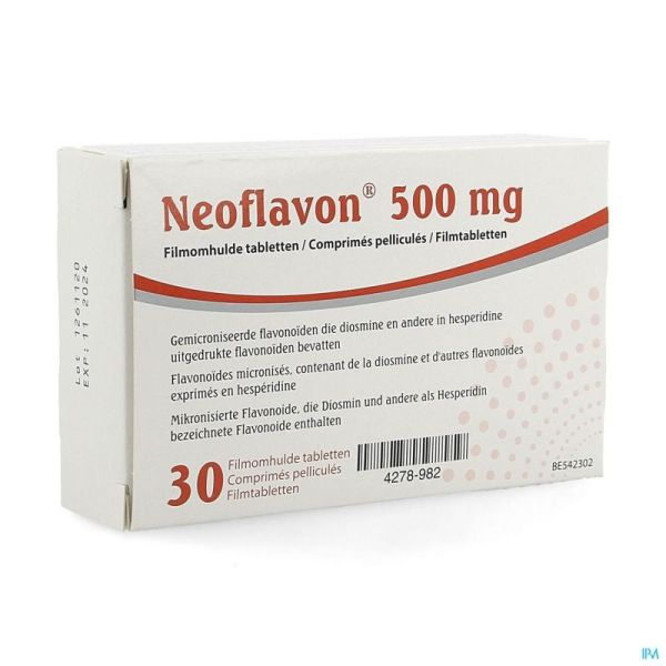 Neoflavon 500mg Comprimés Pell 30