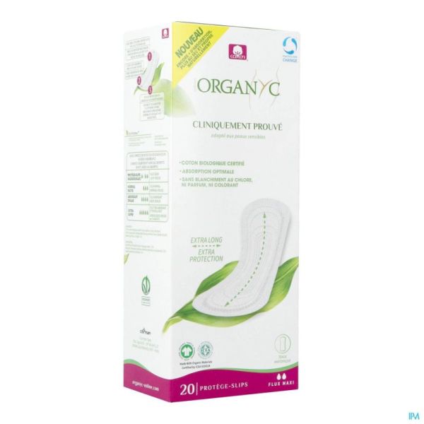 Organyc Protege Slip Maxi Coton Bio 20