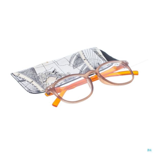 Pharmaglasses Lunettes Comprimés +1.50 Brown/orange