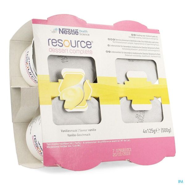 Resource Dessert Compl. Vanille 4x125g 12326219
