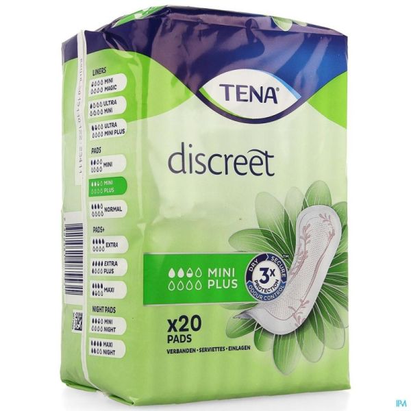 Tena discreet mini plus    20