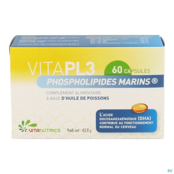 Vita Pl3 Phopholipides Marins 60 Gélules