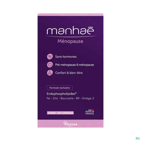 Vitavea Manhae Menopause 3 Mois Gélules 90
