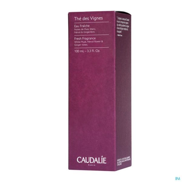 Caudalie Eau Fraiche Thé Des Vignes 100ml Prix Permanent