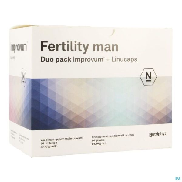 Fertility Man Duo 60 Comprimés Improv.+60 Gélules Linucaps