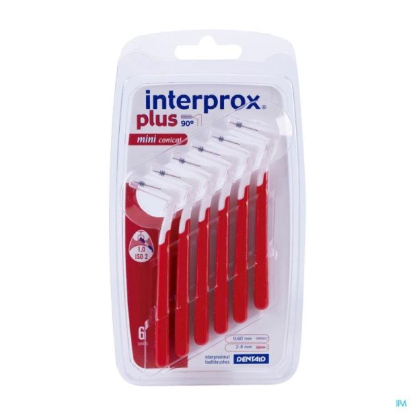 Interprox Plus Interdental Mini Conique Rouge