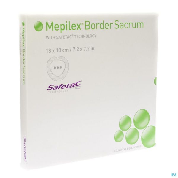 Mepilex Border Sacrum Ag 18x18cm 382000