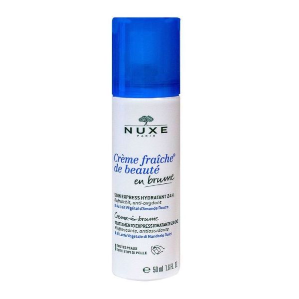 Nuxe Crème Fraiche Brume Soin Express Hydratant 24h 50ml Prix Permanent