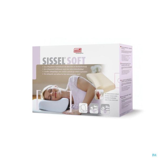 Sissel Soft Oreiller 11cm + Housse 1 Pièce