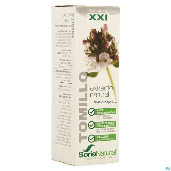 Soria Thymus Vulgaris Xxi Extr.glyc 50ml