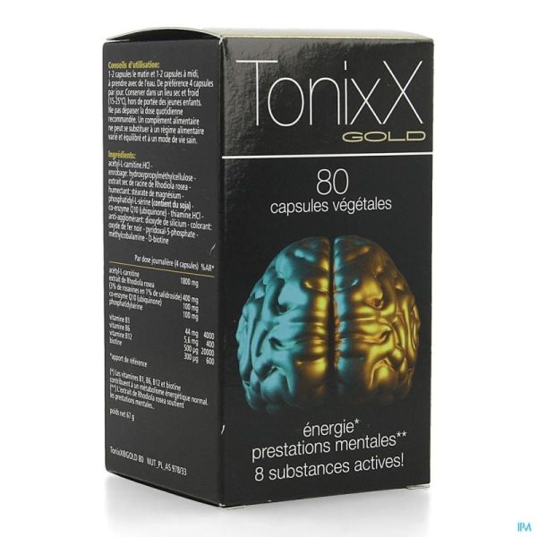 Tonixx Gold Gélules 80 