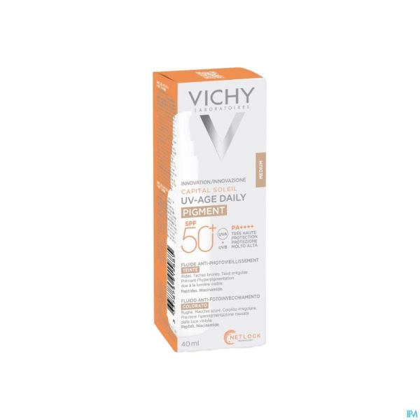 Vichy Cap Solution Uv-âge Tintee Medium Spf50+ 40ml