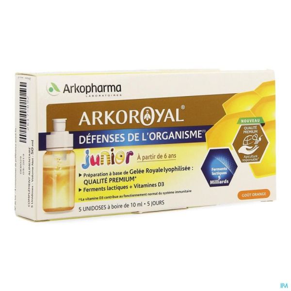 Arkoroyal + Probiotique Enfants 5 Doses
