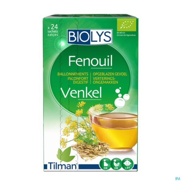 Biolys Fenouil 24 Infusettes