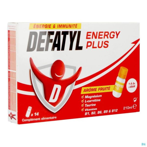 Defatyl Energy Plus Flacons 14